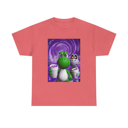 Yoshi And Dry Bones Sippin' Purple