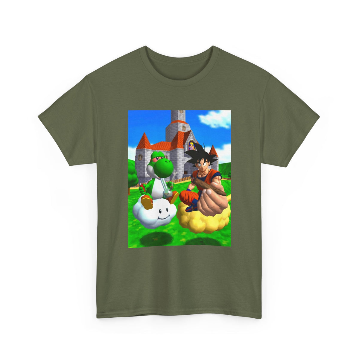 Yoshi And Goku Sharing A Smoke Tee
