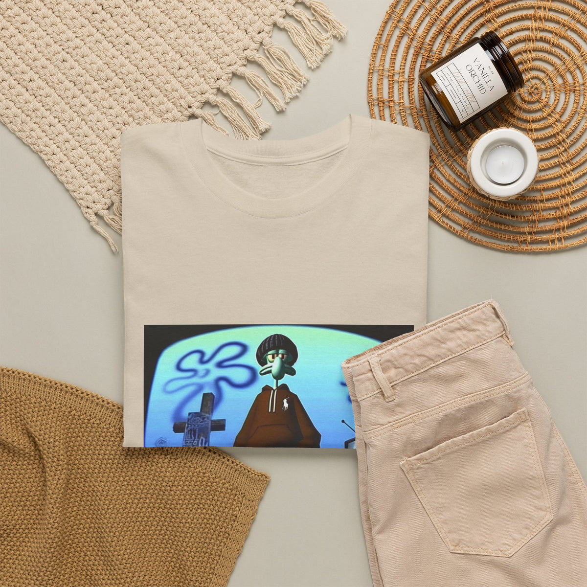 Drip Squidward Chilling In His Pad Tee