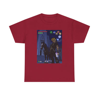 Goth Link Smoking With Epona Tee