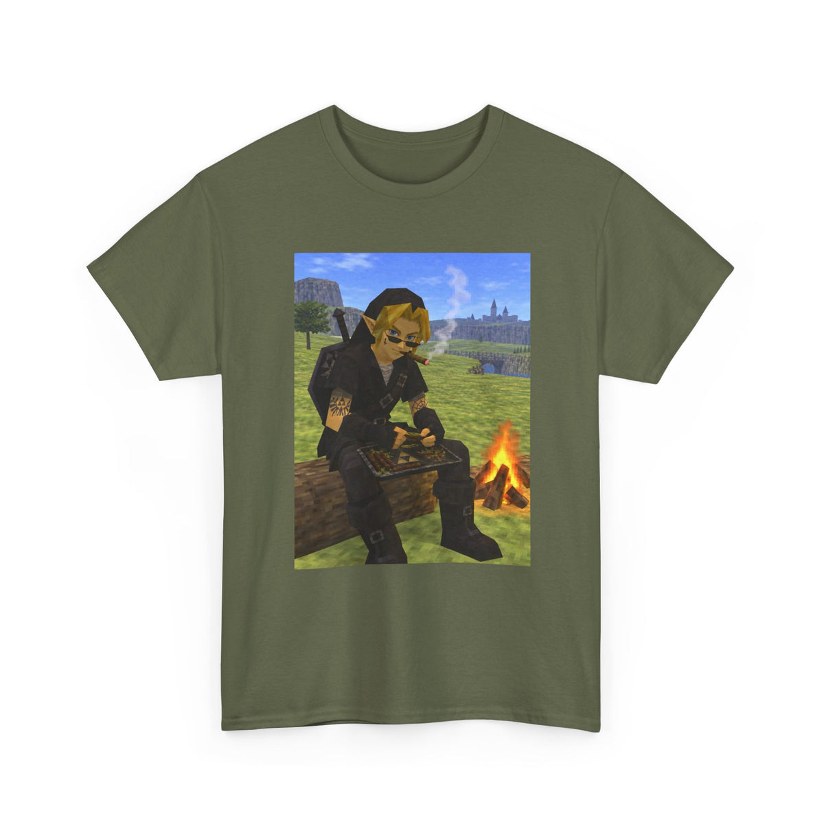 Dark Link Rolling Blunts By The Campfire