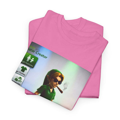 Xbox Avatar Link Smoking Blunt Tee