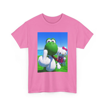 Yoshi Giving Finger And Hello Kitty Bong Rip