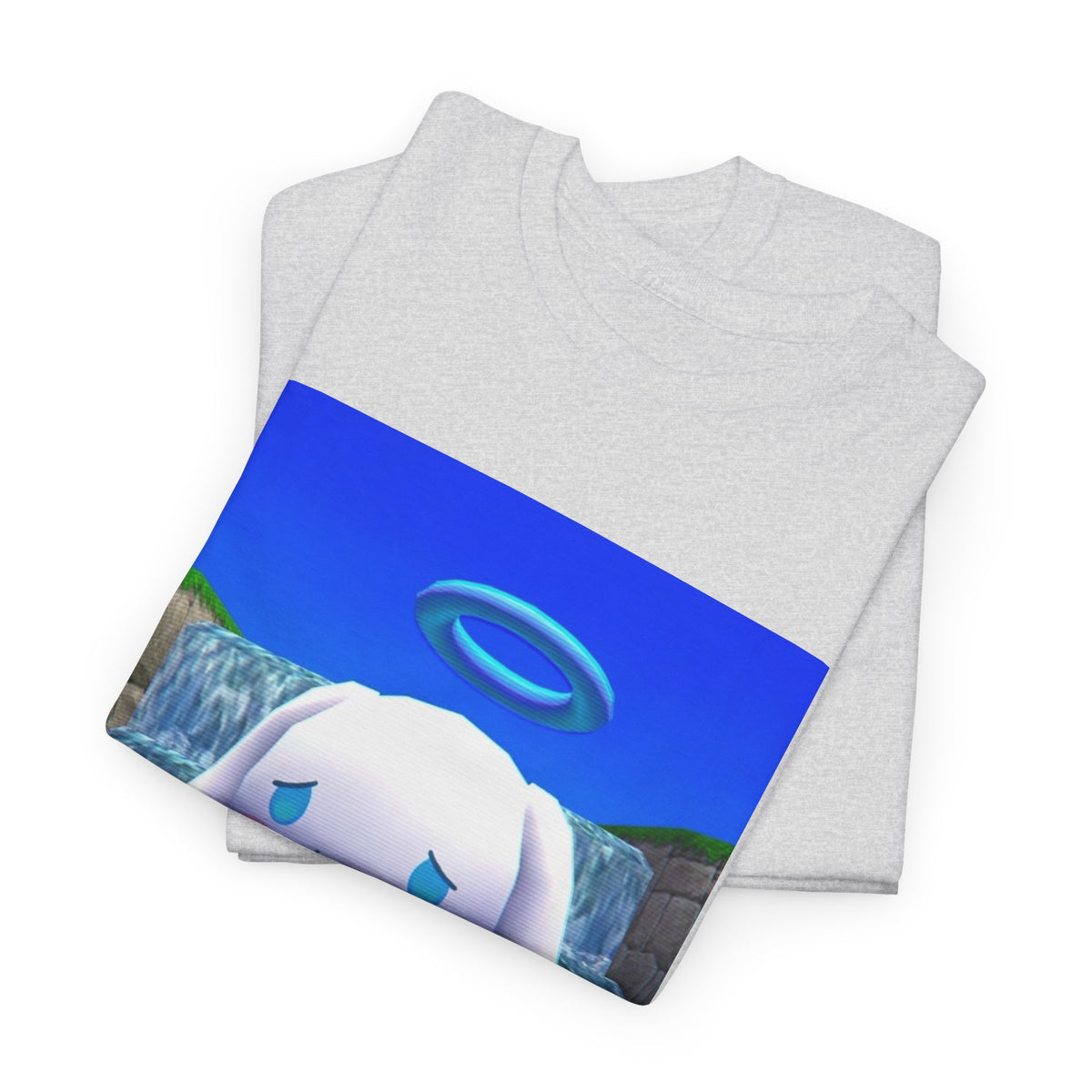 Angel Cinnamoroll Kneeling By Waterfall Tee
