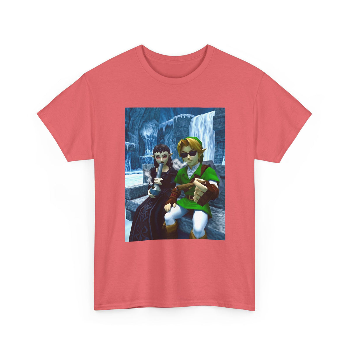Chillin' Elf Duo Hitting Blunts In The Snow