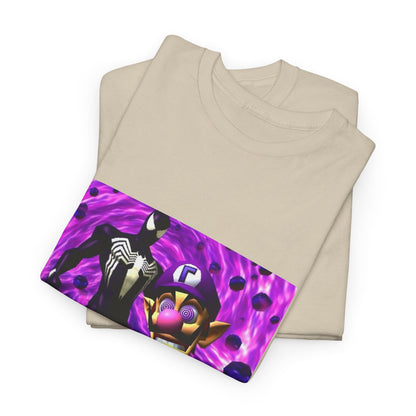 Waluigi and Venom-Suit Spidey in Leanverse