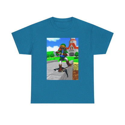 Stoner Link On Skateboard With Ocarina Bong