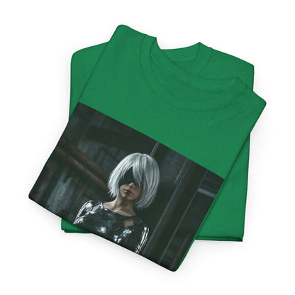 Chrome 2B Leaning In Industrial Scene
