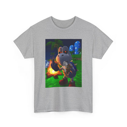 Dry Bones Giving The Finger Smoking Cigar Tee