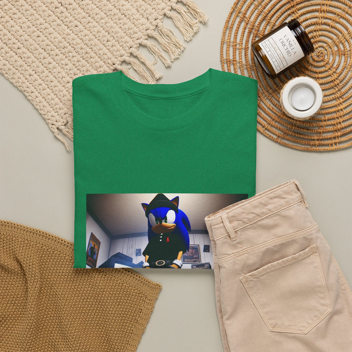 Sonic Drip With PlayStation Room Tee