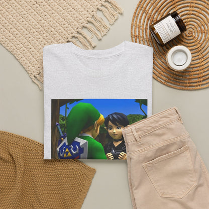 Link And Ocarina Girl Meeting
