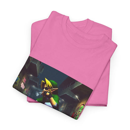Street Link Smoking On Skateboard Tee