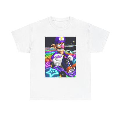 Waluigi Sipping Lean On Rainbow Road Tee (Design 4)