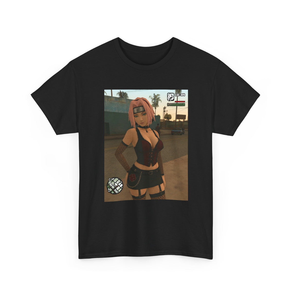 Sakura Haruno In GTA Style Tee