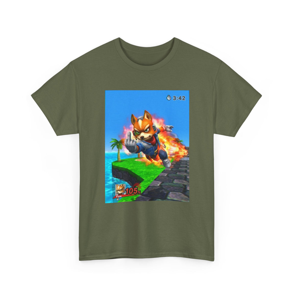 Fox McCloud Flipping The Bird Tee