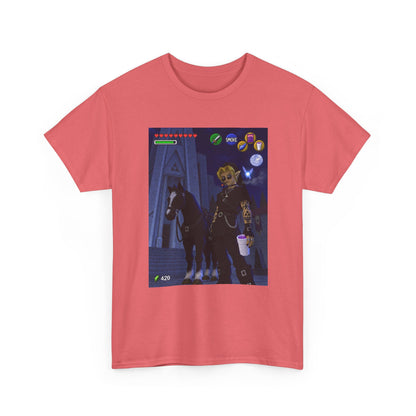 Goth Link Smoking With Epona Tee