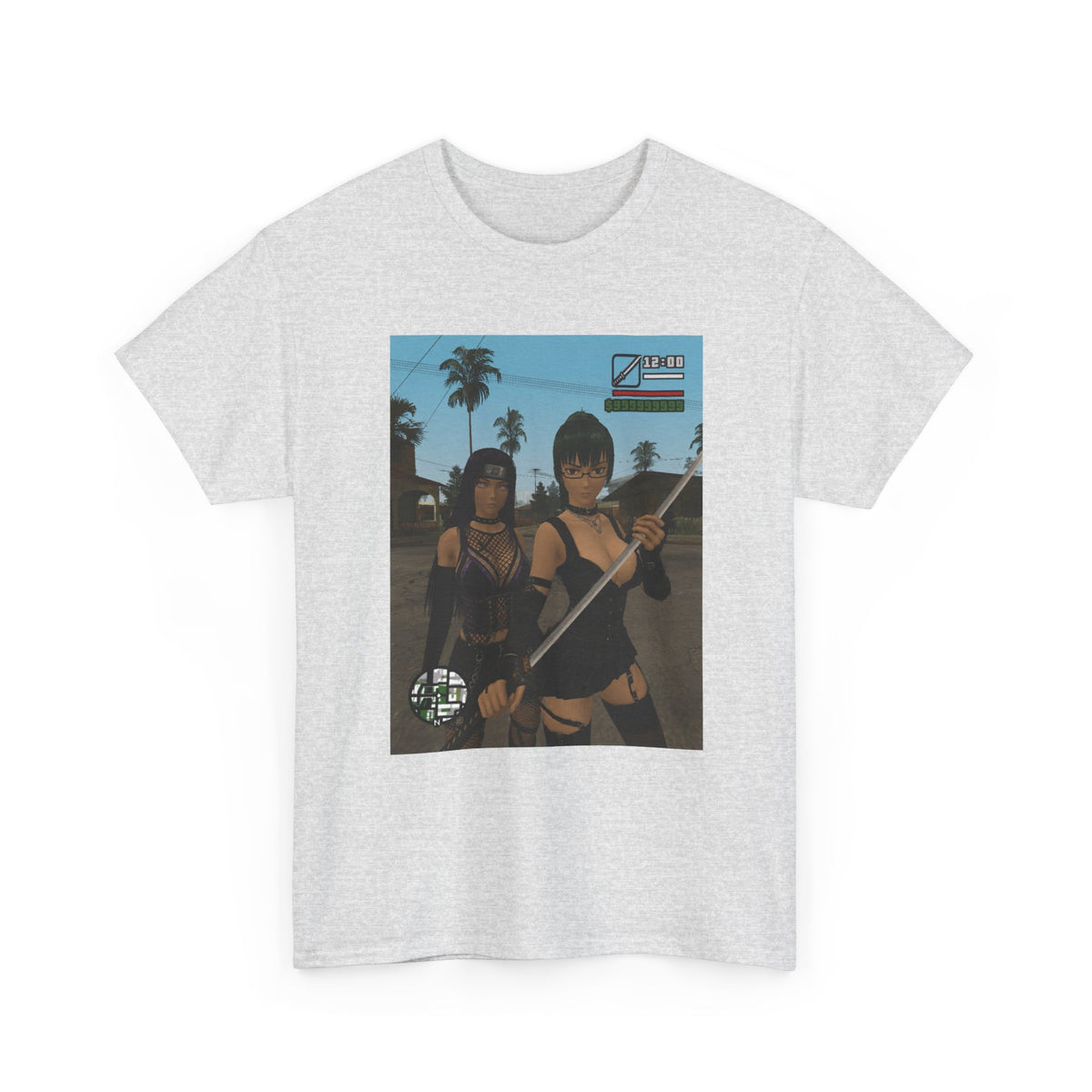 GTA-Inspired Girls With Katanas Tee