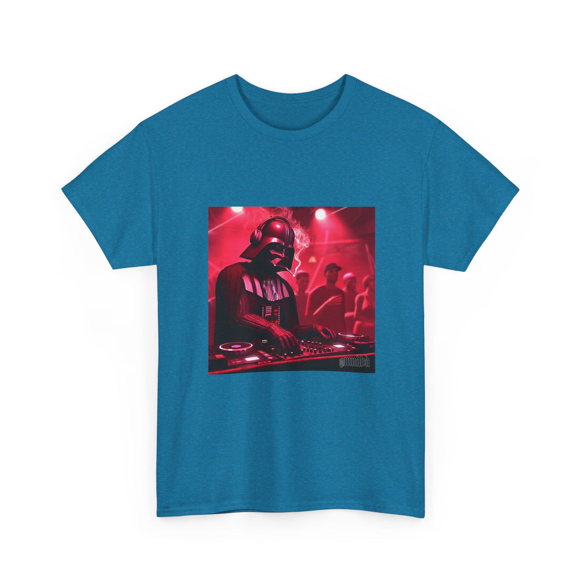 Darth Vader DJ Mixing And Smoking Tee