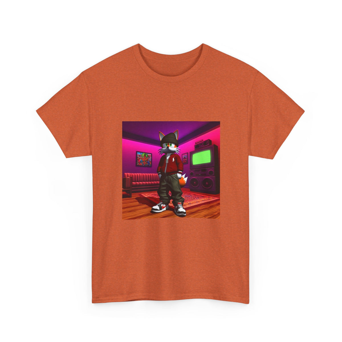 Swagged-Out Fox In Retro Chill Pad