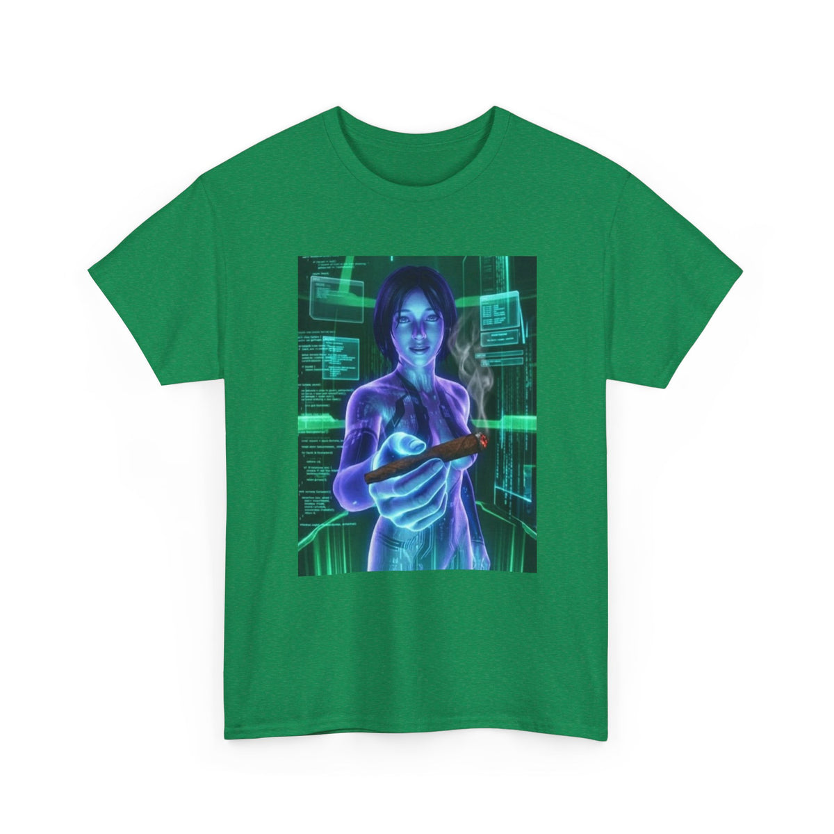 Hologram Goddess Offering You A Blunt