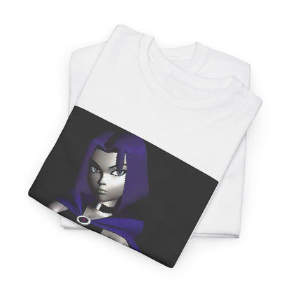 Pixelated Raven Standing Arms Crossed Tee