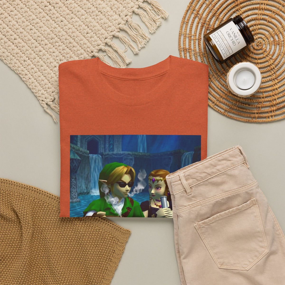 Link And Zelda Chillin' By The Water