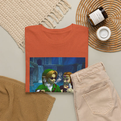 Link And Zelda Chillin' By The Water