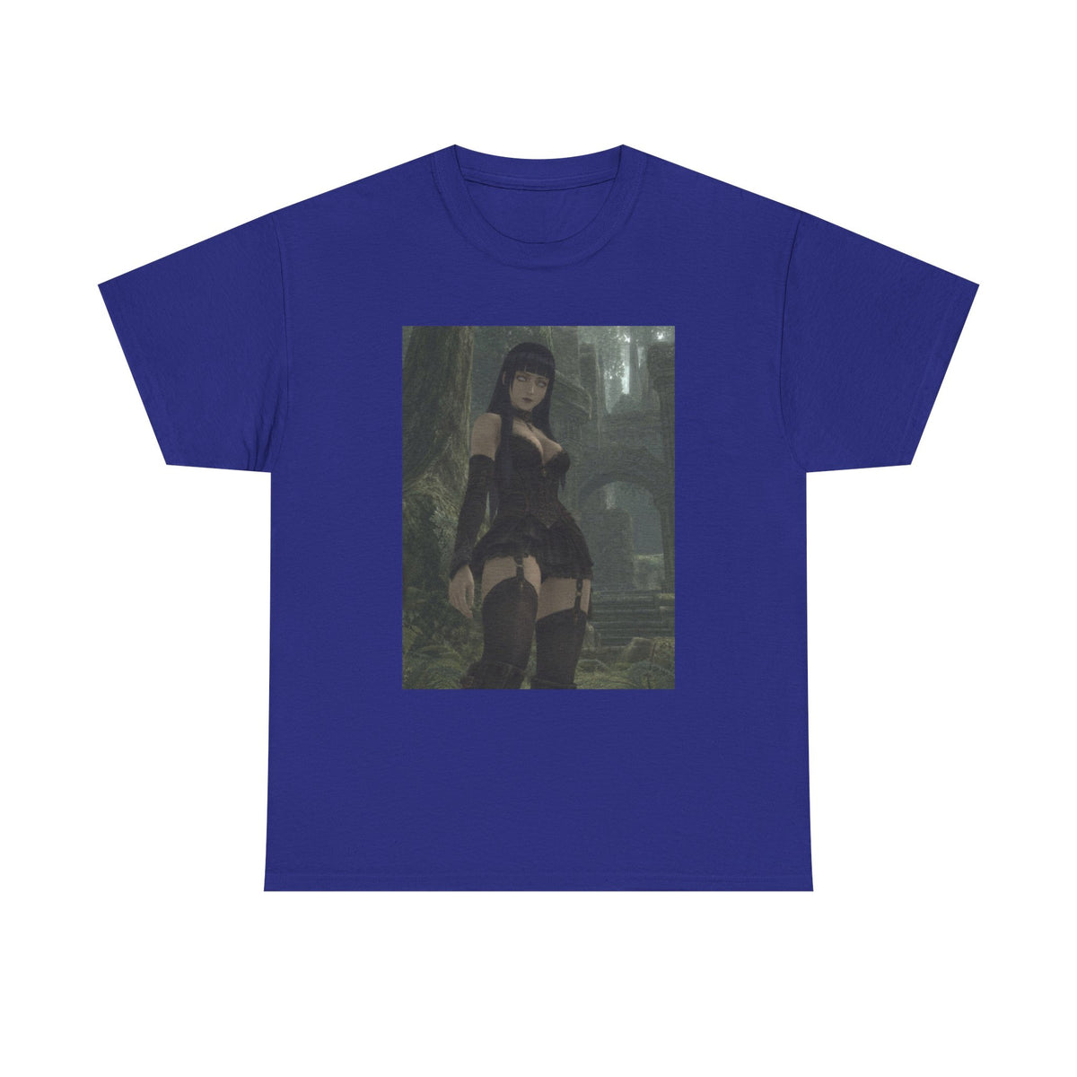 Gothic Byakugan Maiden In Ancient Ruins Tee