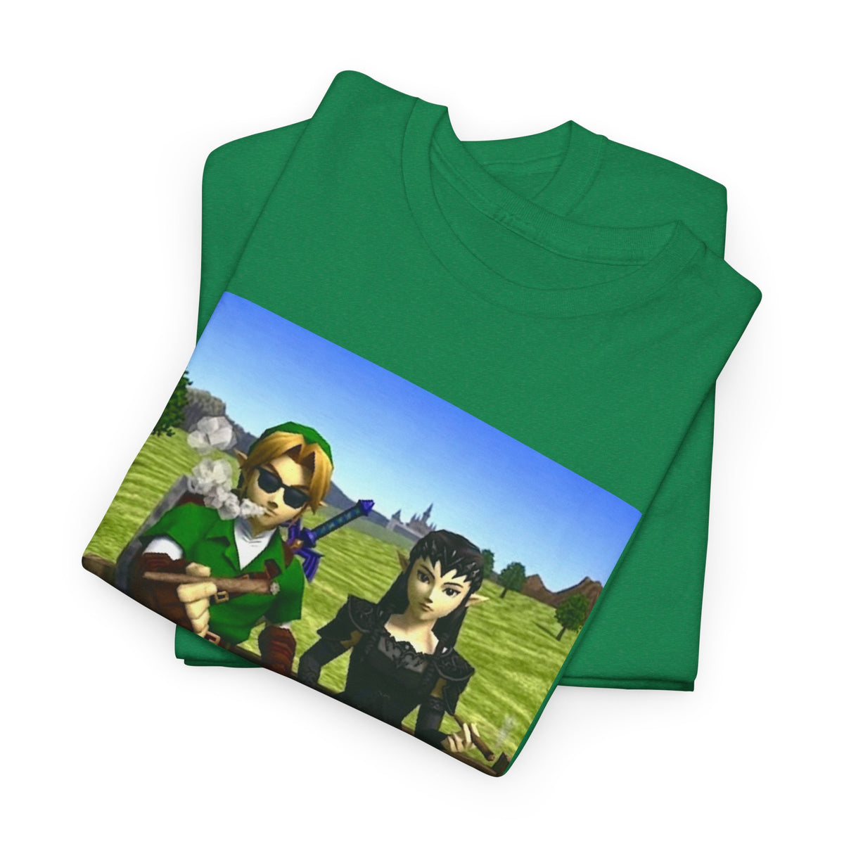 Link And Dark Zelda Smoking Blunts (Design 1)
