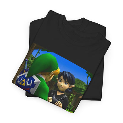 Link And Ocarina Girl Meeting