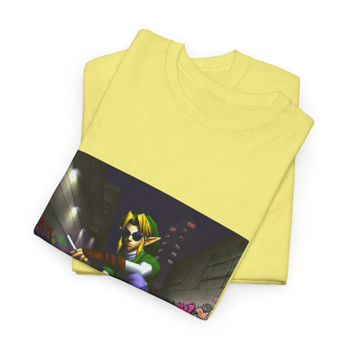 Link Skater Smoking In Alley Tee