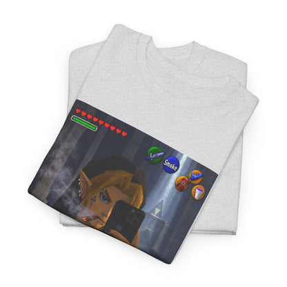Edgy Link Smoking Selfie Tee