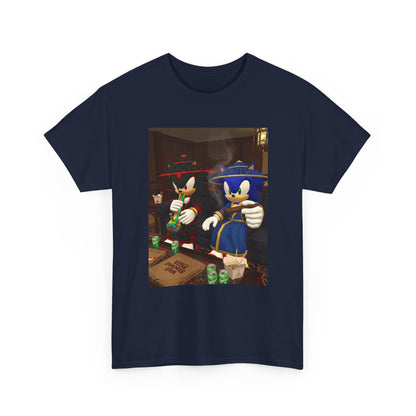 Shadow and Sonic Smoking Chill Tee