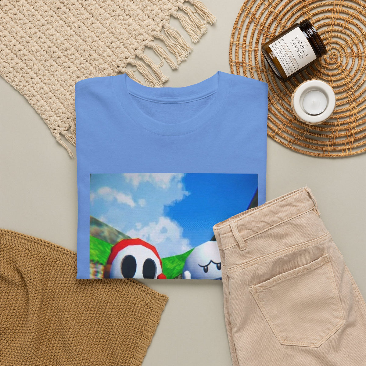 Shy Guy And Boo Flipping Off Tee