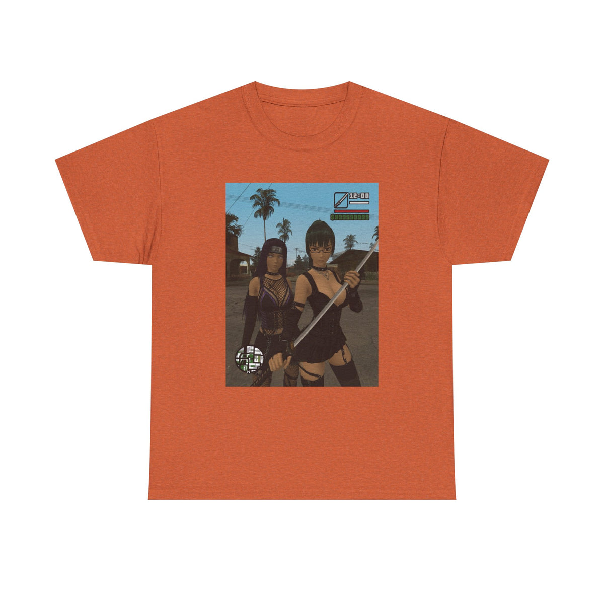 GTA-Inspired Girls With Katanas Tee