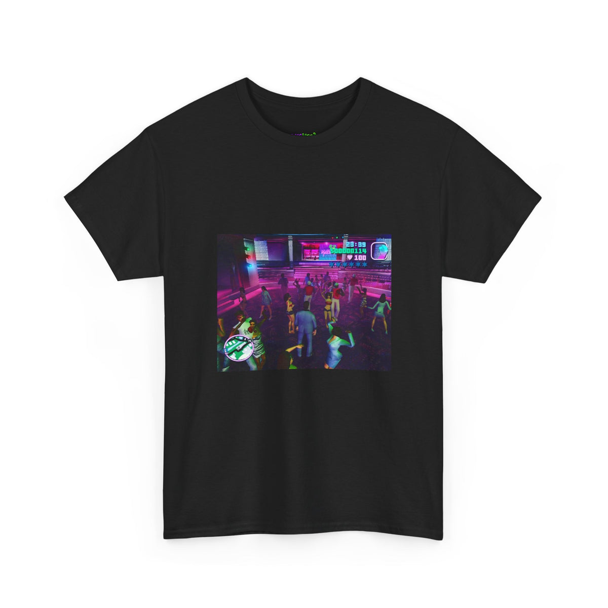 Neon Ember Flow Graphic Tee