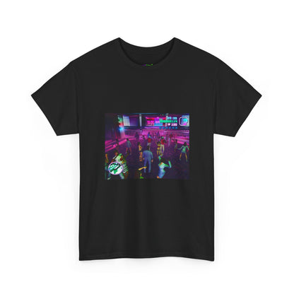 Neon Ember Flow Graphic Tee