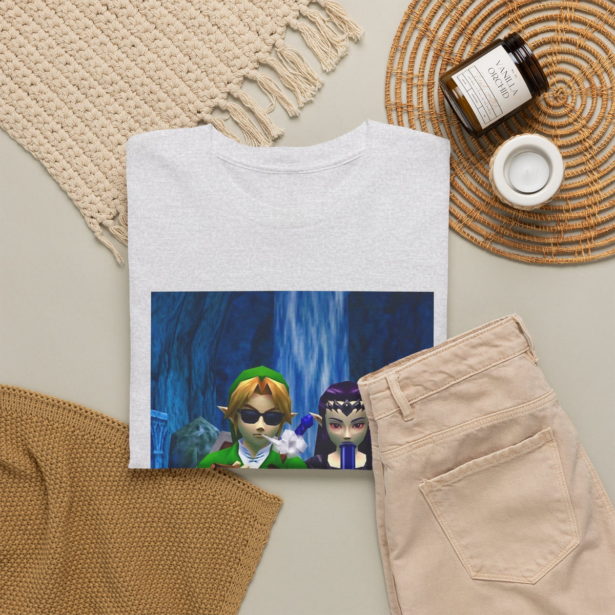 Hero and Princess Taking A Hit Tee
