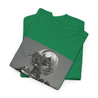 Liquid Chrome Abstract Tee