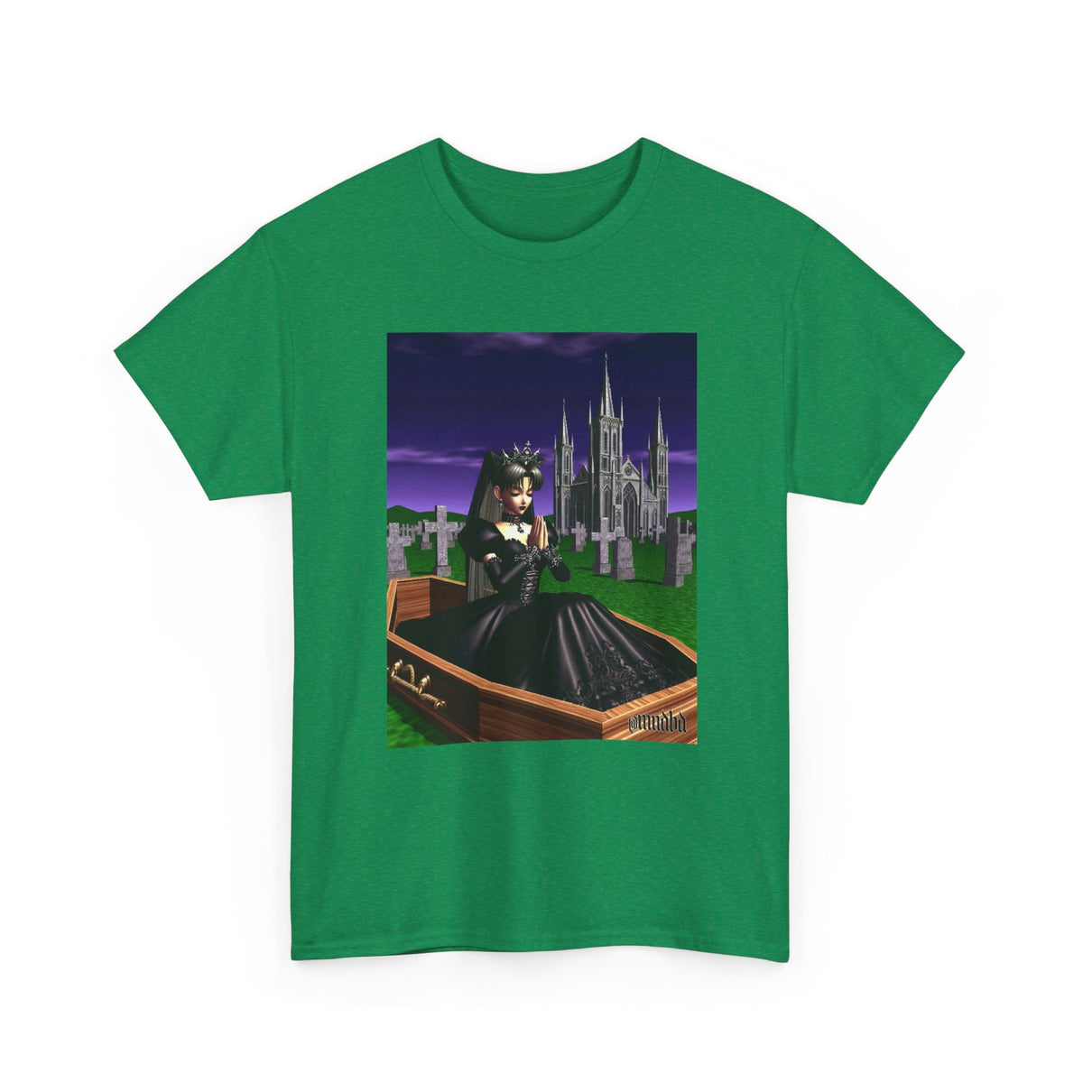 Gothic Girl Meditating In Coffin Tee