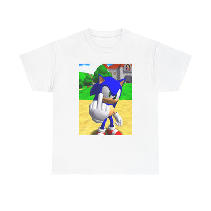 Sonic Flipping The Bird Tee