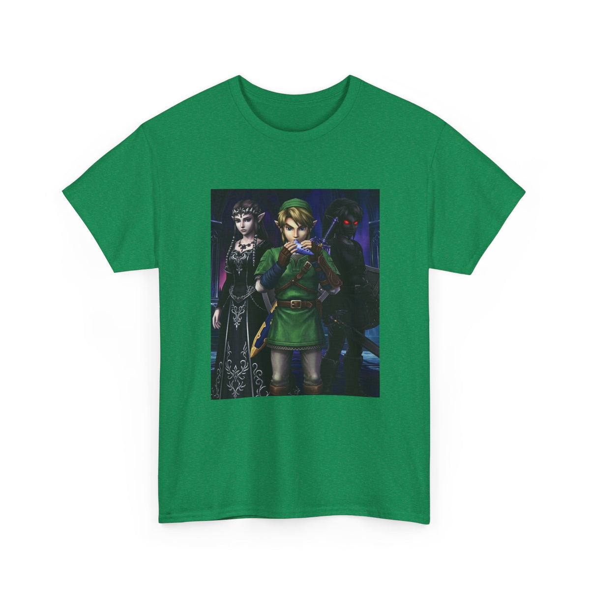 Link Playing Ocarina With Dark Companions Tee