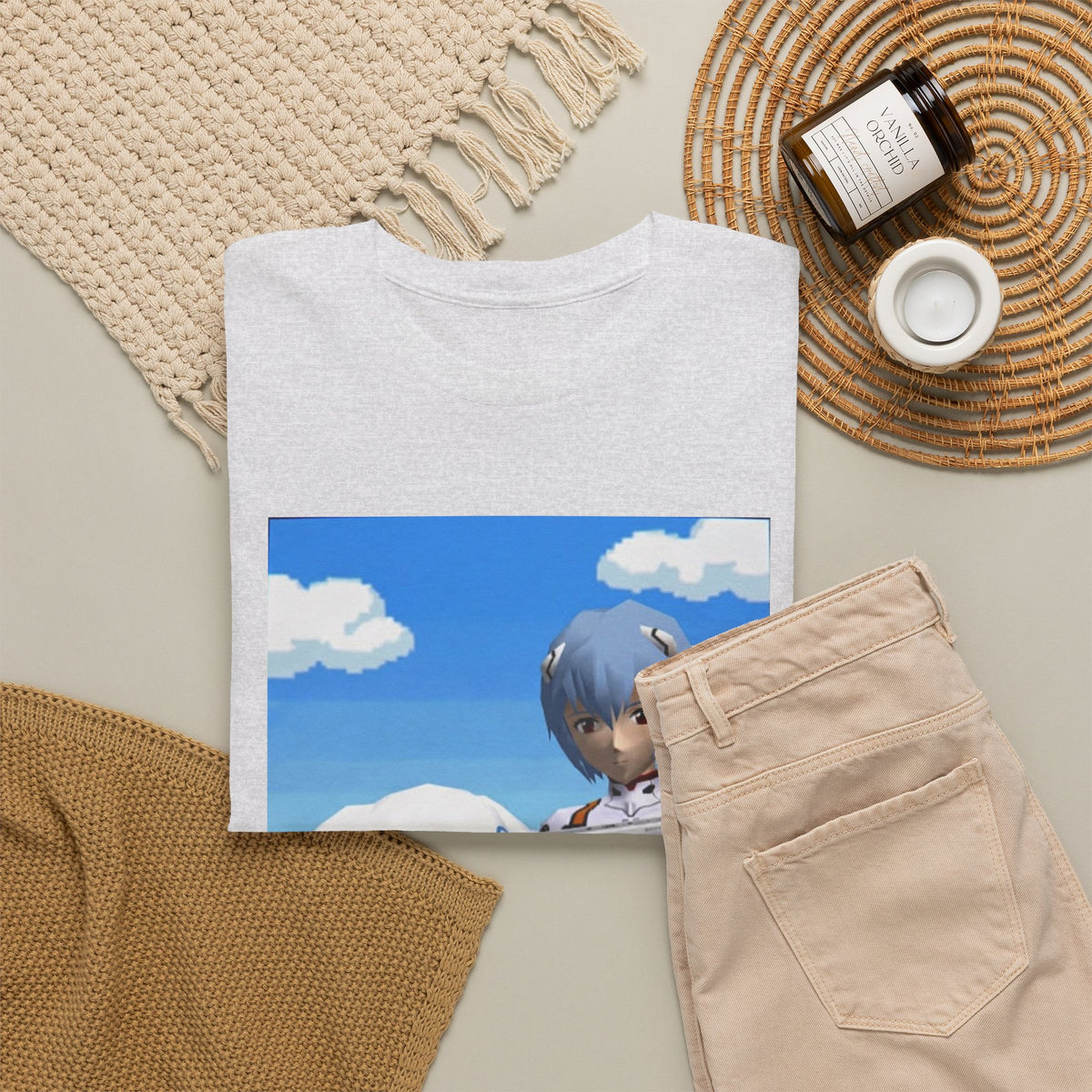 Rei Ayanami And Cinnamoroll Gaming PSP (Design 1)