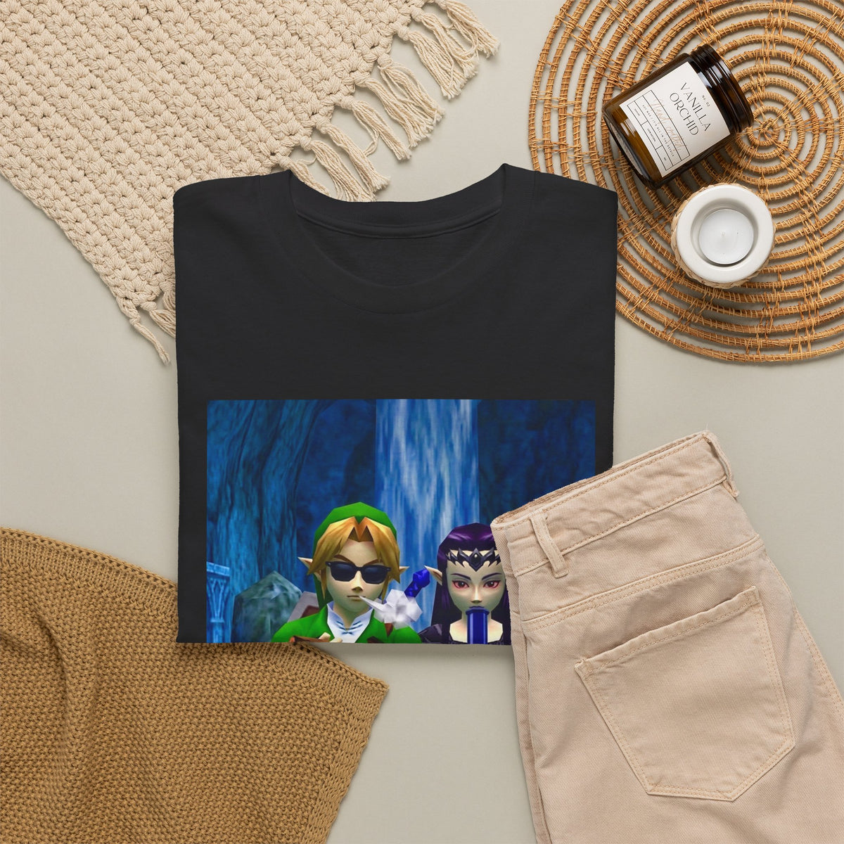 Hero and Princess Taking A Hit Tee