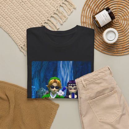 Hero and Princess Taking A Hit Tee