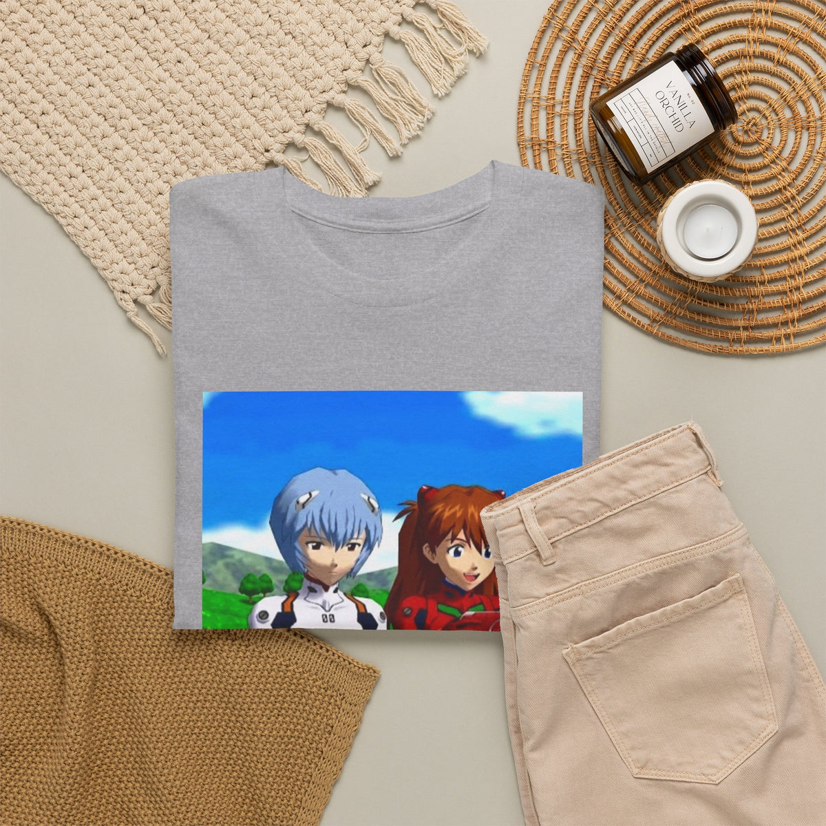 Rei And Asuka Gaming Outdoors