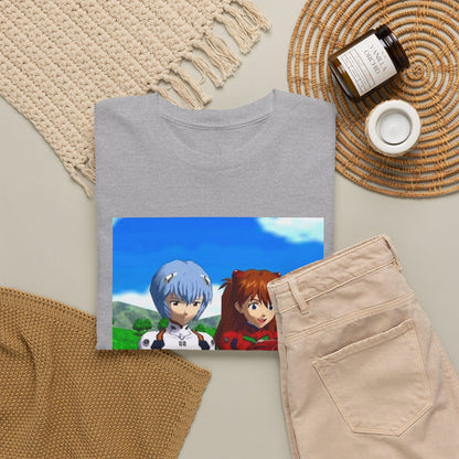 Rei And Asuka Gaming Outdoors