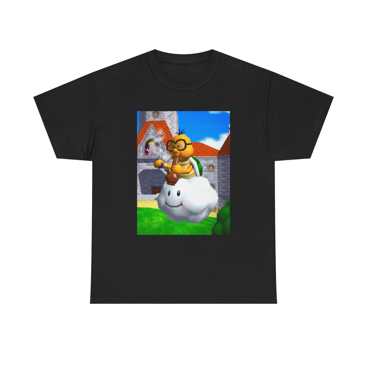Lakitu Chilling On Cloud Smoking Tee