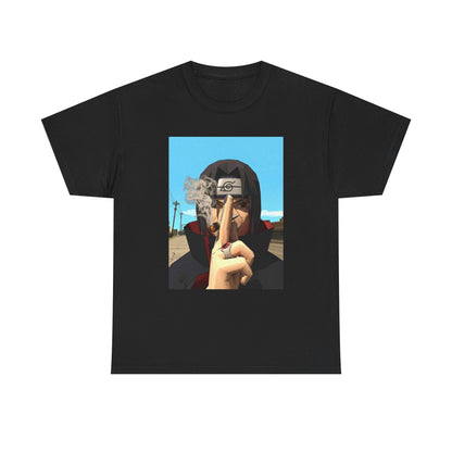 Itachi Uchiha Smoking Cigar Streetwear Tee