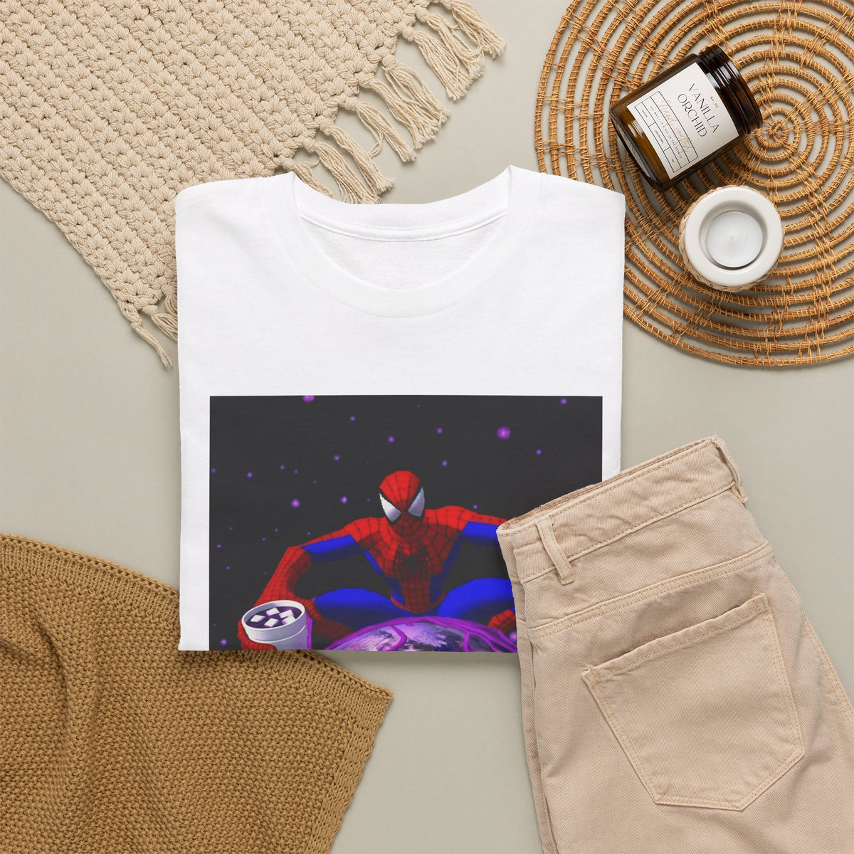 Spider-Man Pouring Lean On Earth